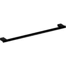Maison Luré Uzun Havluluk, 50 cm - Mat Siyah Banyo Askısı