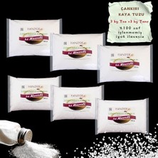 Ertürk Store 84 Mineralli Doğal Çankırı Kristal Kaya Tuzu 3 kg Toz (Öğütülmüş) + 3 kg Tane (Öğütülmemiş)