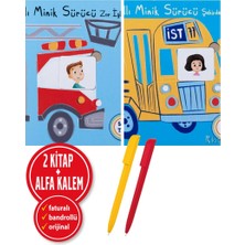 Net Çocuk Yayınları Alfa Kalem+ Kolektif 2 Kitap Set (Akıllı Minik Sürücü Şehirde! Sök Tak+Akıllı Minik Sürücü Zor