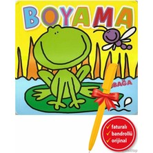 Alfa Kalem+ Kurbağa Boyama (Kolektif) Yeni Çocuk Masal ve Öykü Net Çocuk Yayınları Kitap