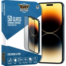 Str Store Buff iPhone 14 Pro 5d Glass Ekran Koruyucu, Çok Renkli