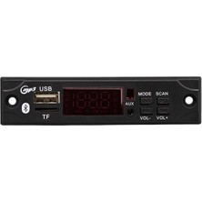 Str Store M517 Oto Teyp Dijital Player Board Usb/aux/sd/fm/bluetooth Kumandalı Mikrofonsuz Çevirici (12V-500MA)