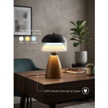 Noma Ledli Masa Lambası Gold & Black