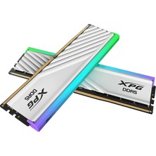 Adata Xpg Lancer Blade Beyaz Rgb DDR5-6400MHZ CL32 32GB (2X16GB) Dual Kit (32-39-39) 1.40V