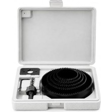 Marmara Avm 8 Parça Buat Açma Panç Seti; Delik Testere Seti 64-73-89-102-127 Mm, Metal Ahşap Pvc Alçıpan Için Buat Açma Aparatı ve Adaptörlü Delme Seti