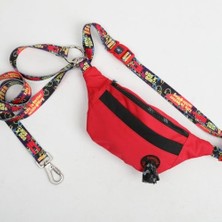 Marmara Avm Eller Serbest Köpek Gezdirme Çantası (Handsfree Free Bag) |, Fonksiyonel Handsfree Bel Çantası Kırmızı