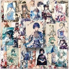 Marmara Avm Genshin Impact 50'li Mega Sticker Set Laptop Notebook Tablet Sticker Seti