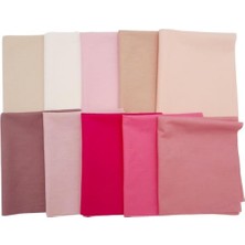 Marmara Avm 30X25 cm Pamuklu Patchwork Kırkyama Parça Kumaş Seti: 01