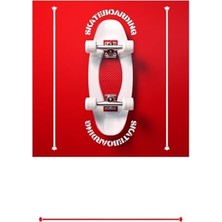 Marmara Avm Skateboard, Red And White Paperback