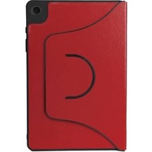 Marmara Avm Kılıf; Galaxy Tab A9 ile Uyumlu Fest Dönebilen Standlı Kırmızı, Beyaz 1