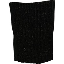 Marmara Avm Doğal Keçi Kılı El Geçmeli Siyah Sırt ve Vücut Kesesi 26 x 18 cm