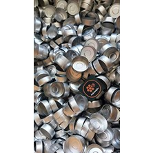 Marmara Avm 200 Adet Boş Alüminyum Tealight Mum Kabı, Standart Boş Kase