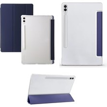 Marmara Avm Samsung Galaxy Tab S9 Fe Plus 12.4 ile Uyumlu Lacivert, Standlı, Katlanabilir, Uyku Modlu Akıllı Tablet Kılıfı