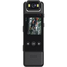 Marmara Avm 1080P Full Hd Klipsli Yaka Video Kamerası, 180° Dönebilen Lens, Gece Görüşü ve Aksiyon Kamerası Tasarımı