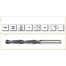 Marmara Avm Hss Din 338 Rn Haddeli Matkap Ucu 3 mm