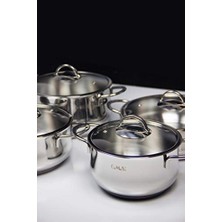 Marmara Avm Çelik Tencere Seti 8 Parça