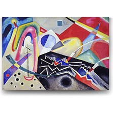 Marmara Avm White Zig Zags Eseriyle Wassily Kandinsky Tablosu 45X30 cm