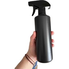 Marmara Avm Şişe; 500 ml Siyah Polietilen Sprey, Kimyasala Dayanıklı, Sızdırmaz Triger Başlıklı