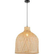 Marmara Avm Venira 11 40’lık Bamboo Tekli Sarkıt, Doğal Ahşap