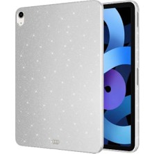 Marmara Avm iPad Air 4/5. Nesil 10.9 Uyumlu Kılıf, Işıltılı Parlak Görünüm Koton Case (10.nesil Değildir)