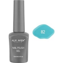 Marmara Avm Yeşil Mavi Kalıcı Oje 82 Yoğun Renk Veren Jel Oje 12 ml Nail Uv Gel Polish 82