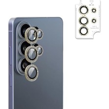 Marmara Avm Samsung Galaxy Uyumlu Prolens Elmas Taş Çerçeveli Kamera Lens Koruyucu – Hd Netlik, Çizilmez Alumina Silikat Temperli Cam, Bireysel Kamera Lens Kapağı (Altın, Galaxy S26 Ultra)