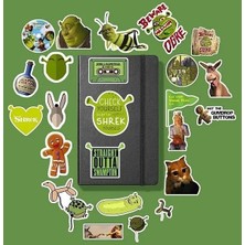 Marmara Avm Shrek Sticker Paketi/bullet Journal Defter Çıkartma Ajanda Laptop Etiket