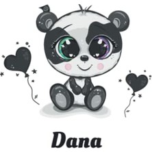 Marmara Avm Sevimli Panda Tasarımı - Dana, Kişiselleştirilebilir Isimli Hayvan Teması