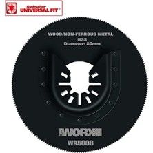 Marmara Avm WA5008 Çok Amaçlı Raspalama Makinesi Için 80 mm 360˚ Metal, Ahşap, Fiberglas, Pvc Universal Kesme Bıçağı