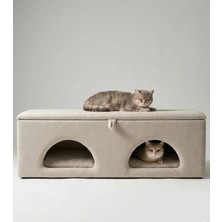 Maison Luré Çok Amaçlı Kedi Evi ve Depolama Bankı Puf & Bench