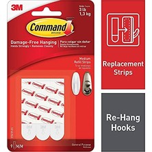 Marmara Avm Command Strips 17021P Medium Commandtm Montaj Şeritleri 9 Adet