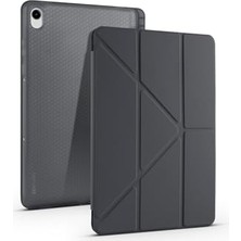 Marmara Avm Galaxy Tab S11 Uyumlu Tri Folding Kalem Bölmeli Standlı Kılıf Siyah
