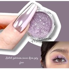 Marmara Avm Metalik Glitter Far, Lila