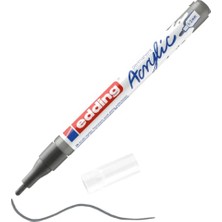 Marmara Avm 5300 Akrilik Markör Ince - Gri - 1 Su Geçirmez Akrilik Markör - Ince Yuvarlak Uçlu 1-2 mm