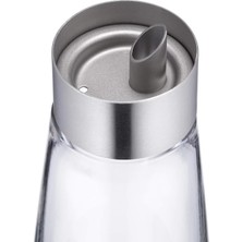De Luxe Yağ ve Sirke Şişesi, 500 Ml, Yağ ve Sirke Dökme Şişesi, Cam Gövde, Cromargan® Yüksek Kaliteli Parlak Paslanmaz Çelik, Bulaşık Makinesinde Yıkanabilir