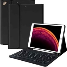 Marmara Avm iPad 10.2 7/8/9 Nesil ile Uyumlu A2197, A2270, A2602 Klavyeli Tablet Kılıfı