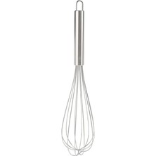Marmara Avm Çelik Çırpıcı; 35 Cm, Metal Gövde, Gri, Paslanmaz, Ergonomik Tasarım, Derin Kap Uyumlu