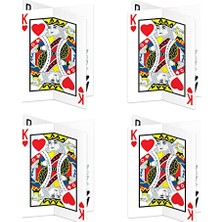 Marmara Avm 54924 4 Parça 3D Oyun Kartı Merkezi Parçaları, 30,48 Cm, Kağıt, Çok Renkli