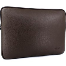 Marmara Avm Büyük Boy 15,6 Inç Uyumlu Macbook Kılıf Notebook ve Laptop Çantası (Kahverengi)