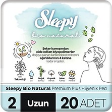 Marmara Avm Bio Natural Premium Plus Uzun Hijyenik Ped 20 Adet