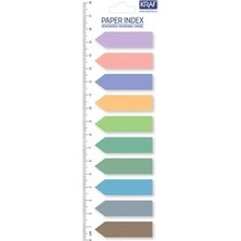 Marmara Avm 51245 Index Film (Pp) 12X44 Mm.10 RENKX20YP. Ok Şekilli Yapışkanlı Ayraç 1 Yp