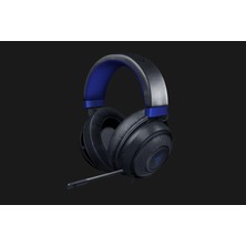 Kraken Konsol Için - Kablolu Konsol Oyun Kulaklığı (Özel Ayarlı 50MM Sürücüler, Soğutma Jeli Içeren Kulak Yastıkları, Geri Çekilebilir Mikrofon, Çapraz Platform) Siyah-Mavi