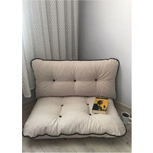 Maison Luré Petek Önü Yer Minderi Bahçe Palet Minderi Ikili Takım Puf & Bench