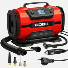 Kobb KB301 12VOLT 220VOLT 150 Psı Adjustable Digital Tire And Bed Inflator Pump