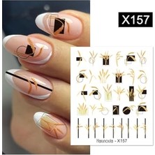 Marmara Avm Tırnakmania Su Transferli Nail Art Sticker X157 (55344-12) 3987