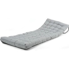 Maison Luré Hamak, Salıncak, Şezlong Minderi Gri 50X120 Sandalye Minderi