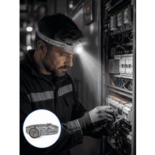 Teknodayım Yüksek Parlaklıklı LED Kafa Feneri Gece Çalışmaları Için Yüksek Parlaklıklı