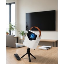 Astraltech Projeksiyon Ev Sineması Bluetooth 4K Hd Kaliteli Görüntü Kumandalı