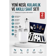 Lexroo 2025 Model Akıllı Saat ve 2.nesil Tws Bluetooth Kulaklık Yüksek Ses Kaliteli
