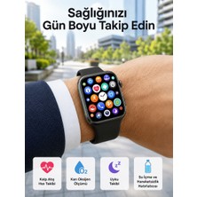 Lexroo Plastik Kordonlu Kalp Atışı Uyku Takibi ve Çağrı Cevaplayabilen Akıllı Saat